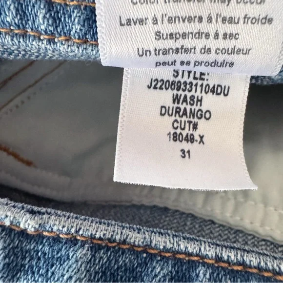 Veronica Beard Rinley Straight-Leg Belted Cropped Jeans | 31 NWT - Picture 10 of 13